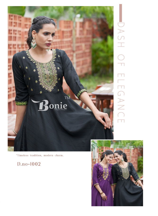 Honey By Bonie Amazing Thread Work Designer Kurti Wholesale Price In Surat